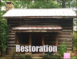 Historic Log Cabin Restoration  Washington, Virginia